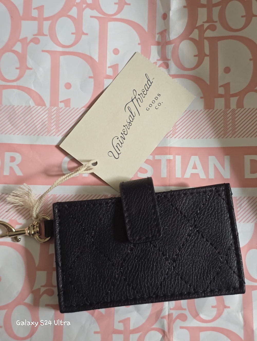 Universal Thread Card Case Wallet/ Keychain/ Bag Charm NWT